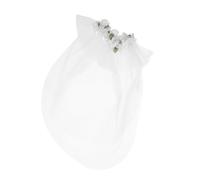 BESPORTBLE Pet Wedding Headwear Costumes Robe De Mariage Chiot Coiffe Mariée Chien Costume Pet Jour Chapeaux pour La Décoration De Fête De Mariage Chien Mariée Costume Voile Chien Chapeaux