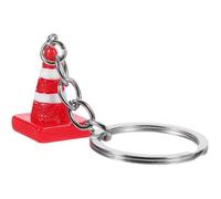 BESPORTBLE Petit Porte-CléS CôNe De Signalisation Mignon Pendentif Sac À Dos Et Sac À Main Accessoire LéGer Et RéSistant DéCoration Unique Pour CléS Et Portefeuille