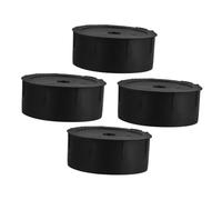 BESPORTBLE Pièces De Réparation pour Arbre À Chat 4 Pièces Butées Dextrémité pour Griffoir Trous en Plastique Noir pour Une Amélioration Esthétique
