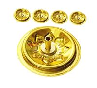 BESPORTBLE Pied de Lampe à Huile Flottant 5Pcs Accessoire Pratique pour Temples Mèche en Aluminium Solide Installation Facile Compatible Lampes à Huile