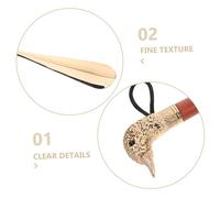 BESPORTBLE -pied Métal Long Tire-chaussures Aide-chaussures Paresseux Portable Pour Mettre Des Chaussures Pratique Pour Hommes Et Femmes Dispositif De Mise Place De Chaussures