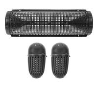 BESPORTBLE Piège à Pêche Réutilisable en Plastique Cage Moyenne à Deux Entrées 2 Appâts Piège à Crevettes et Écrevisses Portable Filet de Pêche Compact pour Crabes et Homards