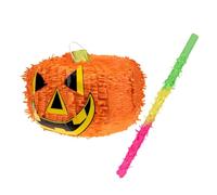 BESPORTBLE Piñata Citrouille avec pour Fête Halloween Décoration Légère et Résistante Jeu Traditionnel pour Garçon Fille et Adultes Accessoire Festif Polyvalent