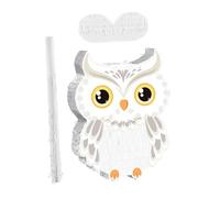 BESPORTBLE Piñata Hibou avec et Bandeau pour Garçon Fille Décoration Animale Jungle pour Fête Danniversaire Garçons Filles Jeu Interactif pour Intérieur et Extérieur