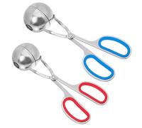 BESPORTBLE Pince à Boulettes de Viande en Acier Inoxydable 304 Petite Taille Lot de 2 Pièces Outil Multifonction pour Former Boulettes Biscuits Riz Fruits Cuisson à Haute Température