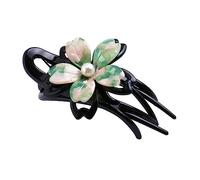BESPORTBLE Pince à Cheveux à Fleurs Barrettes à Cheveux Taille Moyenne Antidérapante Pour Femmes Et Filles Utilisable Lors Du Maquillage Routine Beauté