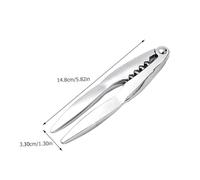 BESPORTBLE Pince à Crabe Acier Inoxydable Brillante Ouvre-coquilles Robuste et Portable Ustensile Fruits de Mer Pratique pour Casser Noix et Crustacés Outil Manuel Ergonomique