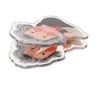 BESPORTBLE Pince à Partition Plastique Petit Format pour Piano et Violon, Clip de Page de Livre de Musique Réutilisable Motif Dessin Animé Beethoven, Accessoire Léger pour Entraînement