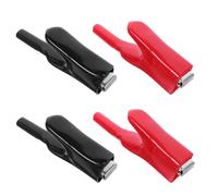 BESPORTBLE Pince crocodile à ressort en silicone souple, 4 pièces, manche à pouce, protection physique pour montage de circuit et câblage