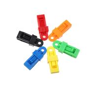 BESPORTBLE Pince De Serrage en pour Tente 24pcs Clips De Bâche Résistants Aux Intempéries en Couleurs Vives Orange pour Camping Et Awnings