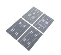 BESPORTBLE Piste d'Atterrissage Miniature en Plastique 60 X 10 CM pour Maquettes d'Avions - Plateforme de Décollage pour Diorama d'Avions - Arrière-Plan d'Exposition pour Jouets et Modélisme