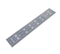 BESPORTBLE Piste d'atterrissage pour Maquette d'avion Socle en Plastique de 60 x 10 cm pour Diorama de Maquette d'avion - Accessoire pour Petit décor d'aéroport Miniature