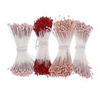 BESPORTBLE Pistils Floraux Réalistes Matériaux Mates 1 MM pour Fabrication Fleurs Artisanales Décoration Mariage DIY Couleur Aléatoire