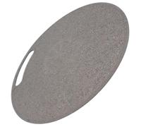 BESPORTBLE Planche à Découper Ronde Imitation Marbre 31 X 05 CM en Plastique Antidérapante Planche Cuisine Écologique pour Fruits et Légumes Suspendue Légère et Facile à Nettoyer