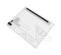 BESPORTBLE Planche à Dessin A4, Kit D'architecte, Plastique, Outils de Dessin et Règles, Facile à Nettoyer et Robuste, pour Architecture et Usage Extérieur