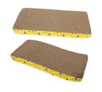 BESPORTBLE Planche À Gratter pour Chats Dintérieur 2 Pièces Jouet À Gratter pour Chat Grattoir pour Chaton Sûr