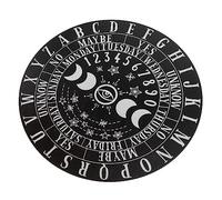 BESPORTBLE Planche de Divination Bois Gravé Plateau Énergétique Pin Noir pour Oracle et Runes Accessoire pour et Pratique