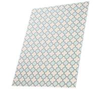 BESPORTBLE Plancher Imitation Carrelage Miniature pour Maison de Poupée en Polyuréthane PU Solide, Feuille de Revêtement de Sol à Découper, Décoration Nordique Verte, Accessoire Réaliste