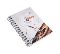 BESPORTBLE Planificateur de Notes de Tir à l'arc Spiralé Blanc en Papier et Abs, Format Portable, Suivi des Statistiques pour Entraînements et Compétitions Stand de Tir à l'arc