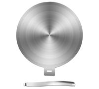 BESPORTBLE Plaque Conductrice de Chaleur en Acier Inoxydable 280X34 MM Diffuseur de Chaleur pour Cuisinière à Induction et Gaz Convertisseur pour Cuisson Uniforme et Décongélation Rapide