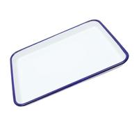 BESPORTBLE Plat à Rôtir Émaillé Rectangulaire Plateau Cuisson Multifonction Résistant Chaleur Plat Service Vintage Pratique pour Pâtisserie et Four