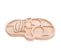 BESPORTBLE Plateau de Charcuterie Halloween en Bois Léger 3 Compartiments de Crâne Plateau Apéritif Décoratif pour Fruits Fromages et Desserts Fêtes et Réceptions