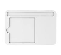 BESPORTBLE Plateau Mémo Adhésif en Bois pour Bureau, Support de Notes Autocollantes à Sublimation DIY, Accessoire Pratique pour Organisation Maison Travail