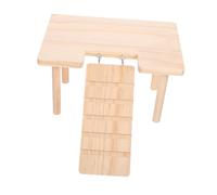 BESPORTBLE Plateforme De Cage à Hamster Jouets De Planche d'escalade Fournit des Jouets Œufs à La Diable Doublure De Four Rails De Serrage Électriques Rails De Pièces en Bois Beige