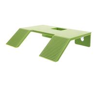 BESPORTBLE Plateforme de Repos pour Tortues D'aquarium Verte Petite Taille Ventouse Puissante Plastique Solide Accessoire pour Terrarium Tortue Terrestre