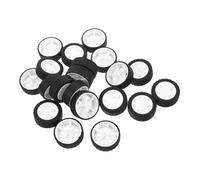 BESPORTBLE Pneus en Caoutchouc 30mm pour Roues de Voiture Jouet 20 Remplacement Polyvalent pour Assemblage Robotique et Projets Scolaires Garçon et Filles