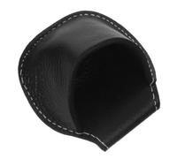 BESPORTBLE Pochette à Craie de Billard en PU Noir avec Clip Portable, Accessoire Élégant pour Contrôle de Boule, pour Clubs Professionnels et Salles de Jeux