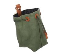 BESPORTBLE Pochette de Rangement pour Friandises Chien Toile Verte Suspendu Compact et Étanche pour Nourriture pour Entraînement Promenade et Usage Extérieur et Domestique