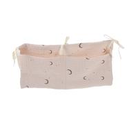 BESPORTBLE Pochette de Rangement Suspendue pour Lit avec Double Poche pour Jouets et Articles de Toilette Organisateur Pratique pour Chambre et Poussette