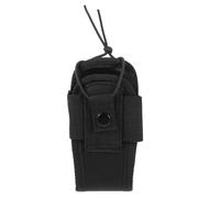 BESPORTBLE Pochette Radio Tactique Multifonction en Nylon Noir Paquet Banane Étui de Ceinture Résistant pour Interphone Paquet de Rangement Extérieur Randonnée Camping Sport et Sécurité