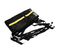 BESPORTBLE Pochette Suspendue en Filet pour Trampoline, Organiseur De Chaussures Multifonction, Tissu Mesh Respirant, Paquet De Rangement Pliable, Accessoire Pratique pour Sport Et Extérieur