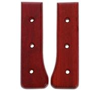 BESPORTBLE Poignée de Coupe en Bois de Poirier Rouge Trou Manche de Rechange Ergonomique pour Couteau Cuisine Accessoire Léger et Confortable pour Usage Domestique et Professionnel