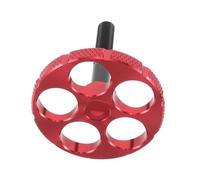 BESPORTBLE Poignée de Plier Alliage Aluminium Rouge Poignée Ronde à avec Fermeture Rapide Résistante pour Meilleure Stabilité et Maniabilité