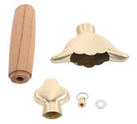 BESPORTBLE Poignée D'épée Tai Chi en Cuivre 17 Cm avec Garde de Protection, Accessoire de Remplacement pour Sabre Wushu Kung Fu, Équipement D'entraînement Polyvalent et Solide