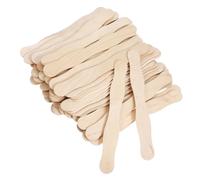 BESPORTBLE Poignées en Bois Naturel 100 Pcs pour Éventails Soi-même, Bâtonnets 200x25x2 Mm pour Mariage et Fête, Accessoires Artisanaux pour Fabrication D’éventails Pliants Décoratifs