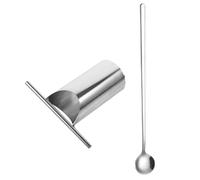 BESPORTBLE Poinçon à Fruits en Acier Inoxydable 304, Outil Perforateur pour Pastèque Moyen, Lot de 2 Set de Pièces, pour Évider Melon et Poire, Accessoire la Cuisine Pratique et Manuel