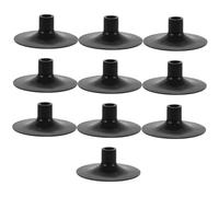 BESPORTBLE Pointes De Flèches à Ventouse en Caoutchouc 10 Pièces Noir, Remplacement Flèches Sécurité, Accessoires Jeu Garçon Et Filles, Tir à L’Arc Extérieur, Entraînement Et Loisirs