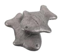 BESPORTBLE Poisson en Fonte pour Cuisson Naturelle, 2 Pièces, Outil Cuisine en Fer pour Supplément de Fer Végétarien et Athlètes, Solution L'anémie, Entretien Facile, Style Style Aléatoire