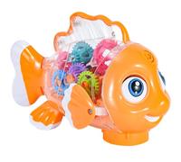 BESPORTBLE Poisson Lumineux avec Sons et Mouvement Voiture Électrique Transparente pour Garçon Fille Ans Cadeau Éducatif Garçon Fille