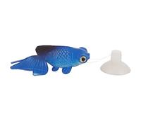 BESPORTBLE Poisson Rouge Artificiel Méduse Décor Cool Faux Poisson Rouge Filet De Pêche pour Aquarium Usine Figure De Flottant Ornements De Réservoir Blue Gel De Silice