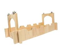 BESPORTBLE Pont pour Petits Animaux pour Rats Habitat Bois pour Animaux Cage Robuste pour Hamsters Cachette pour Chinchillas Pont pour Hérissons