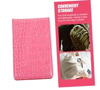 BESPORTBLE Porte Carte de Score Golf Cuir PU Rose Carnet de Pointage et Durable pour Enregistrement Pratique des Scores