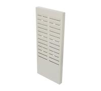 BESPORTBLE Porte-cartes de Présence en Plastique Beige, 24 Emplacements | Accrochage Mural au Dos, Bords Lisses, Maintien Ferme des Cartes, Usage Couloir Scolaire et Salle D’examen