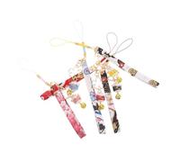 BESPORTBLE Porte-clés Chat Maneki Neko Pendentif Téléphone Chaîne à Cloche Breloque Accessoire Téléphone