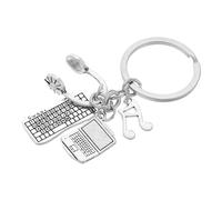 BESPORTBLE Porte-clés D'ingénieur, Porte-clés D'ingénierie avec Clavier, Souris, Casque D'ordinateur pour L'obtention d'un Diplôme D'ingénieur, Enseignant, Collègue, Mathématiques