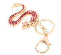 BESPORTBLE porte-clés dragon Chine porte-clés en forme de dragon porte-clés charmes mer Décoration dragon Pendentif dragon porte-clés suspendu dragon porte-clés pour la décoration Métal rouge